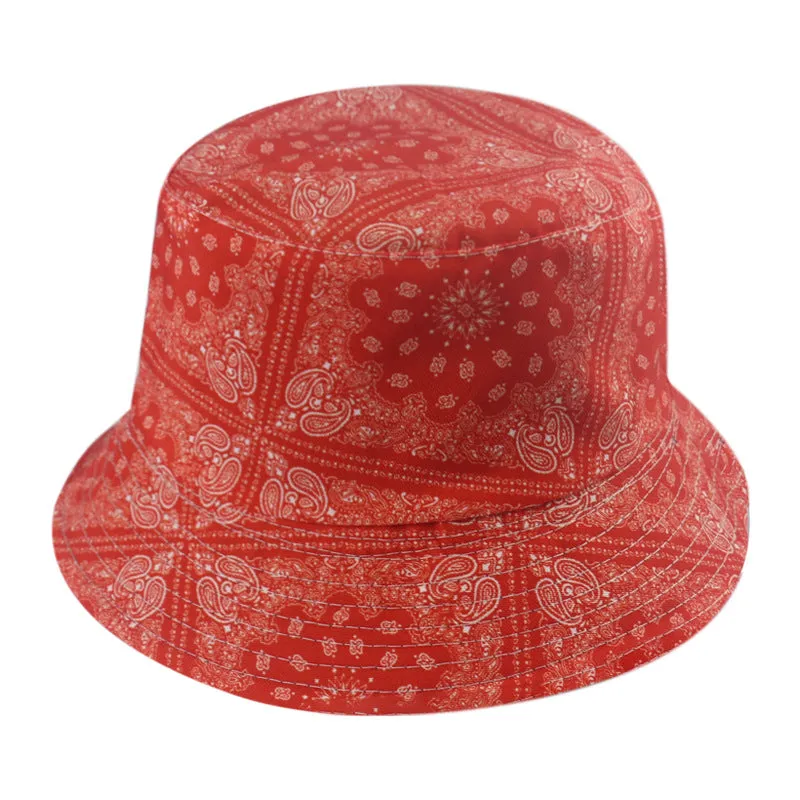 Men and women cashew print fisherman hat tide street fashion sun protection hat sun hat basin hat