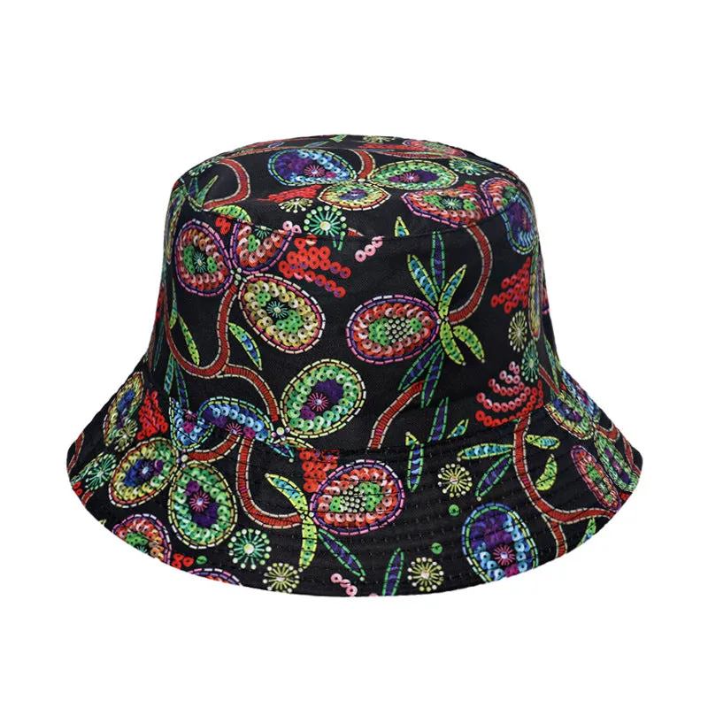 Men and women cashew print fisherman hat tide street fashion sun protection hat sun hat basin hat