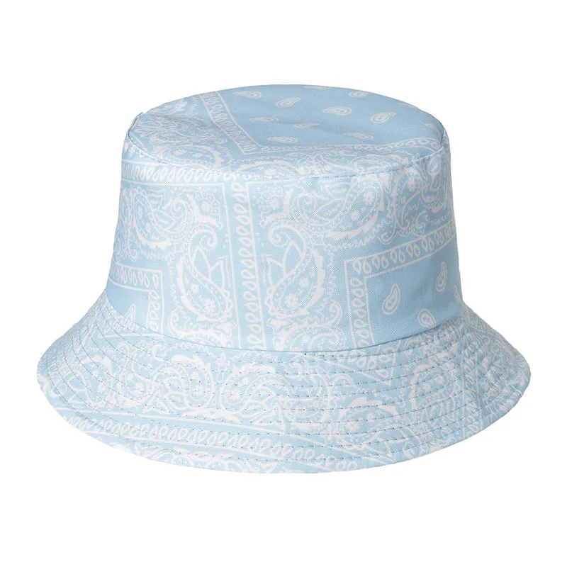 Men and women cashew print fisherman hat tide street fashion sun protection hat sun hat basin hat
