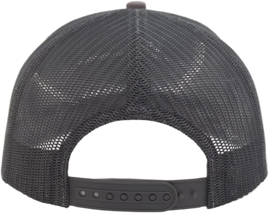 Men Flat Brim Trucker Hat(M,L,XL,XXL),Plain Blank Adjustable Solid Color Snapback Baseball Caps