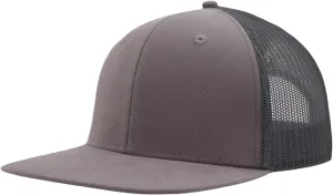 Men Flat Brim Trucker Hat(M,L,XL,XXL),Plain Blank Adjustable Solid Color Snapback Baseball Caps