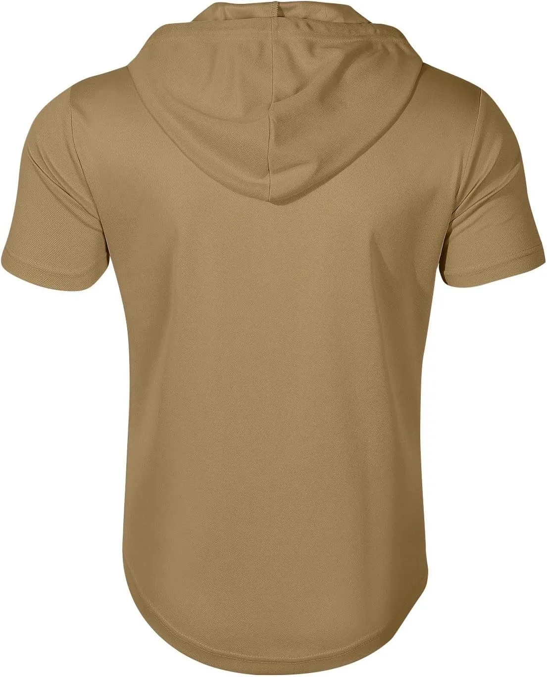 Mens Tactical Full Zip Hoodies Short Sleeve Hooded Cargo Workout Outdoor Sweatshirt with Pockets