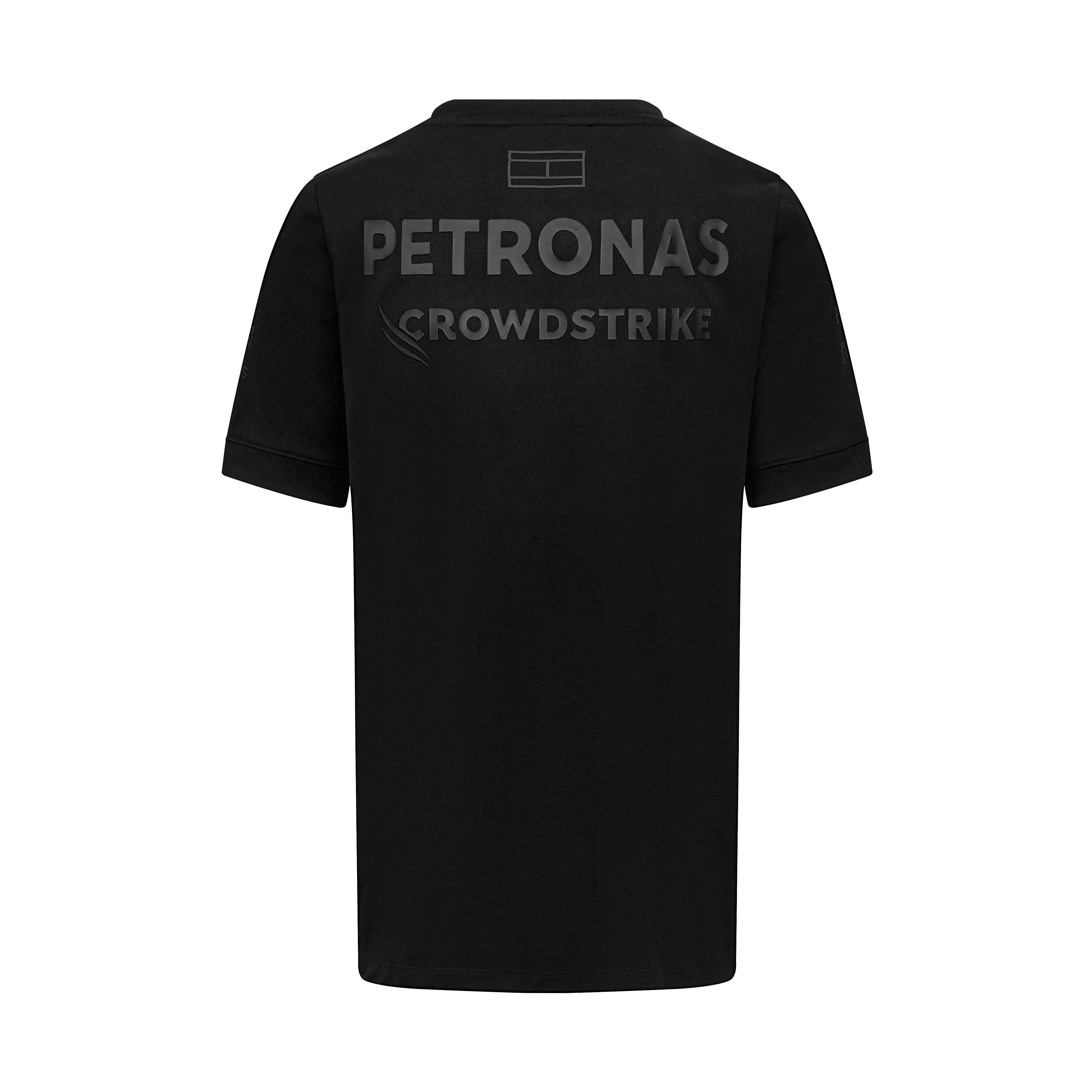 Mercedes Benz AMG Petronas F1 2023 Men's Team Stealth T-Shirt -Black/White/Green