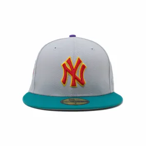 New Era x August "Gas Drawls" New York Yankees 59FIFTY (Grey)