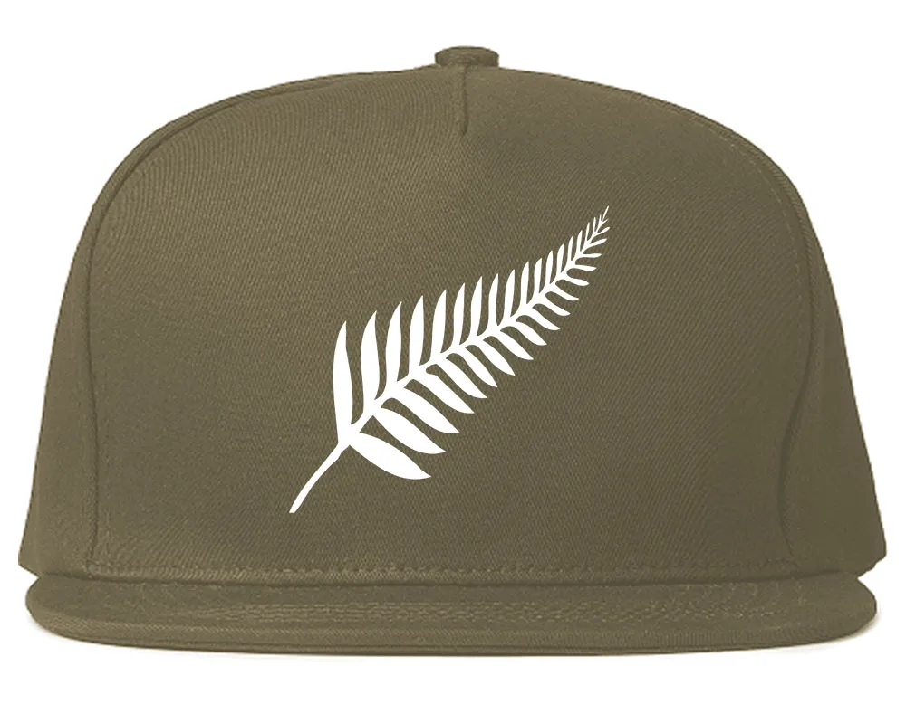 New Zealand Pride Silver Fern Rugby Chest Mens Snapback Hat