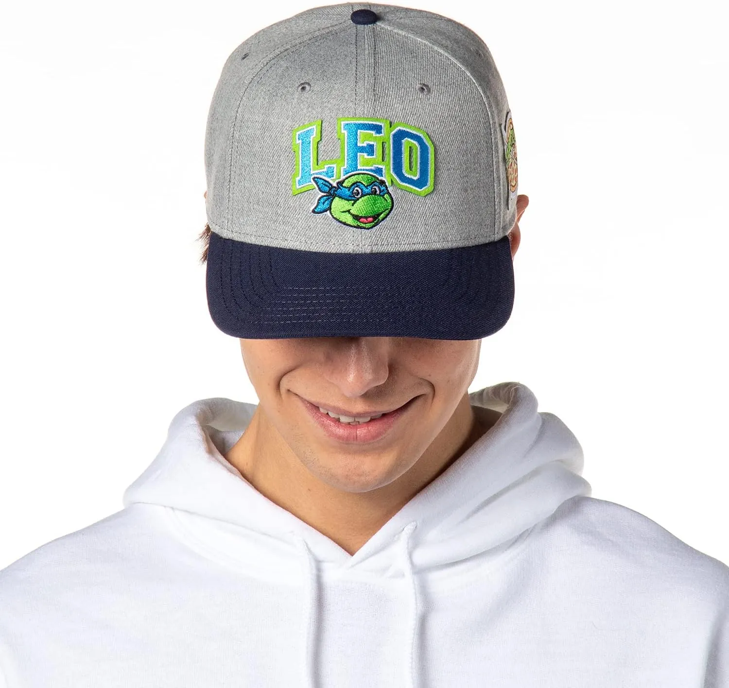 Nickelodeon Mens' Teenage Mutant Ninja Turtles Embroidered Classic Precurve Snapback Hat