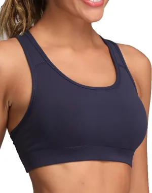 Oalka Women's Racerback Sports Fitness Support Workout Running Bras
