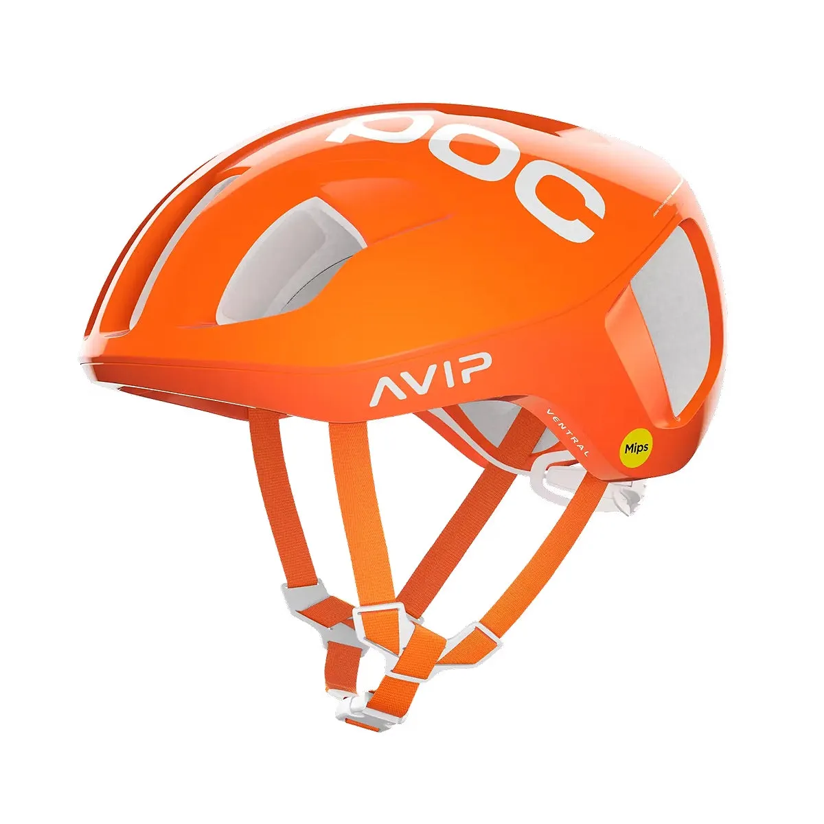 POC Ventral MIPS Cycling Helmet - Fluorescent Orange AVIP