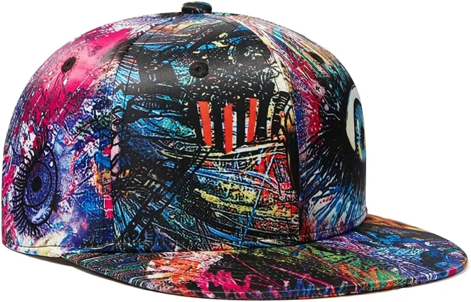 Quanhaigou Unisex Baseball Cap,Unisex Snapback Hip Hop Hats Cool Adjustable Dad Hat for Men Women Teens