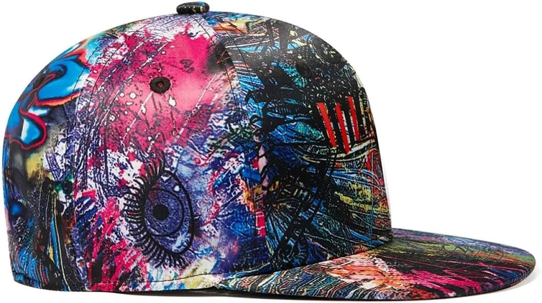 Quanhaigou Unisex Baseball Cap,Unisex Snapback Hip Hop Hats Cool Adjustable Dad Hat for Men Women Teens