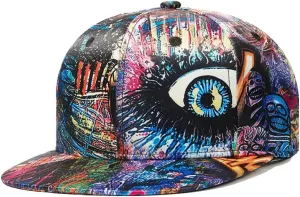 Quanhaigou Unisex Baseball Cap,Unisex Snapback Hip Hop Hats Cool Adjustable Dad Hat for Men Women Teens