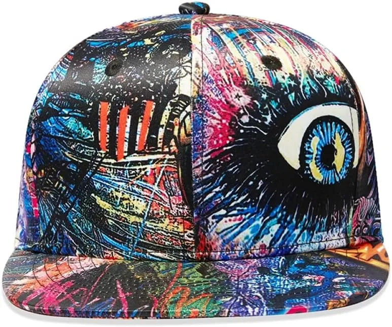 Quanhaigou Unisex Baseball Cap,Unisex Snapback Hip Hop Hats Cool Adjustable Dad Hat for Men Women Teens