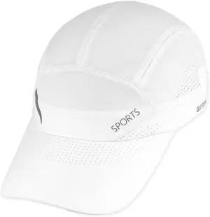 Quick Dry Running Hat Adjustable Cooling Baseball Hat Breathable Sport Cap Reflective UPF 50  Run Hats for Womens Men