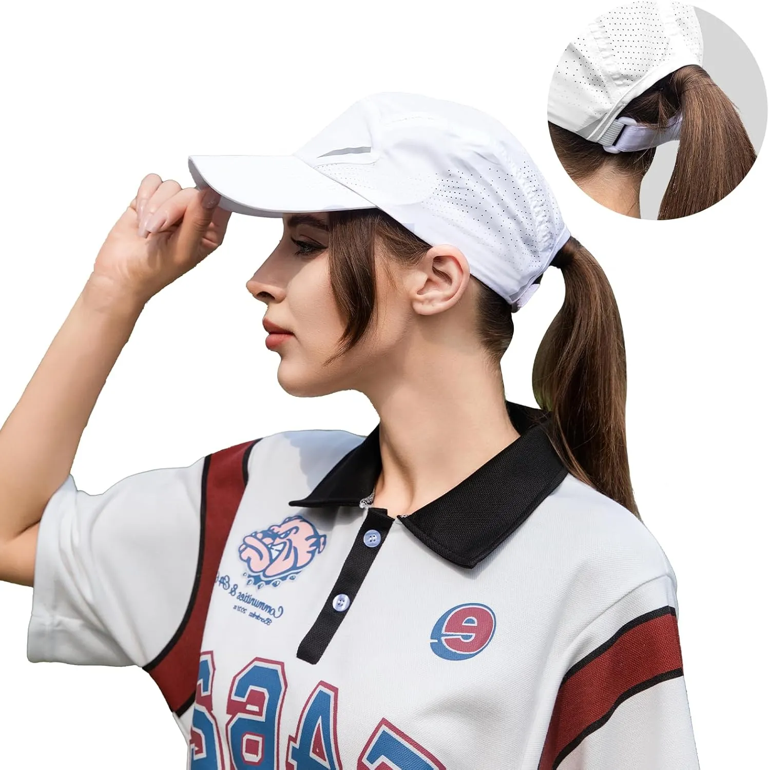Quick Dry Running Hat Adjustable Cooling Baseball Hat Breathable Sport Cap Reflective UPF 50  Run Hats for Womens Men