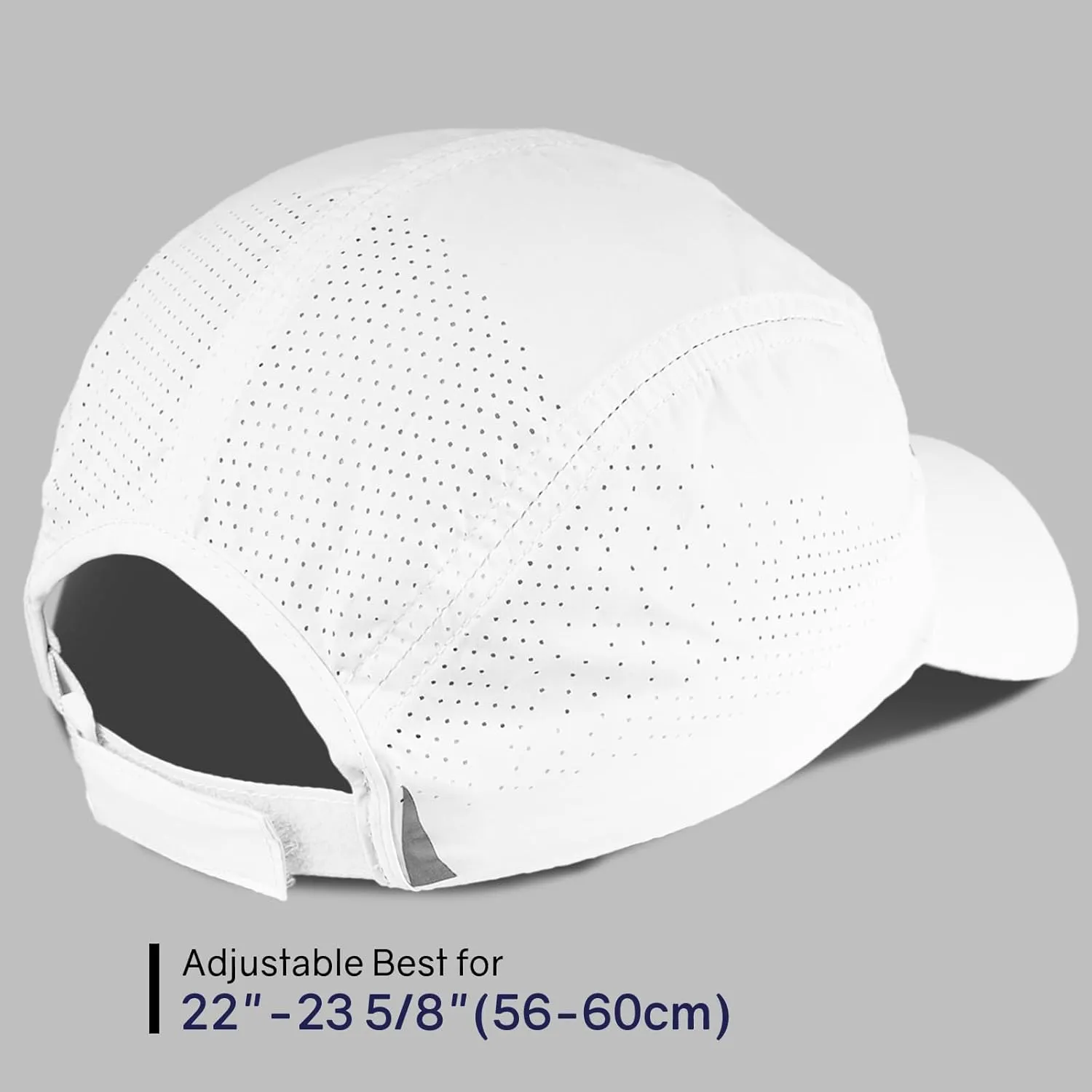Quick Dry Running Hat Adjustable Cooling Baseball Hat Breathable Sport Cap Reflective UPF 50  Run Hats for Womens Men