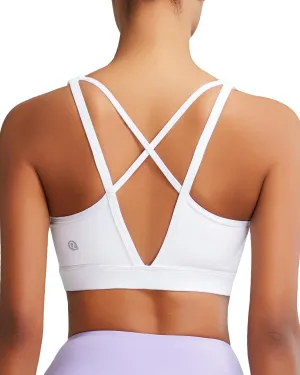 RUNNING GIRL Sports Bras for Women High Support, High Impact Strappy Sports Bra Moulded Cup Workout Bra