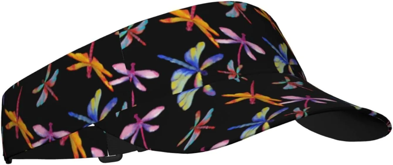 Sports Sun Visor Hats Adjustable Men Women Lightweight Packable Cooling Empty Top Visor Hat for Running, Tennis, Golf