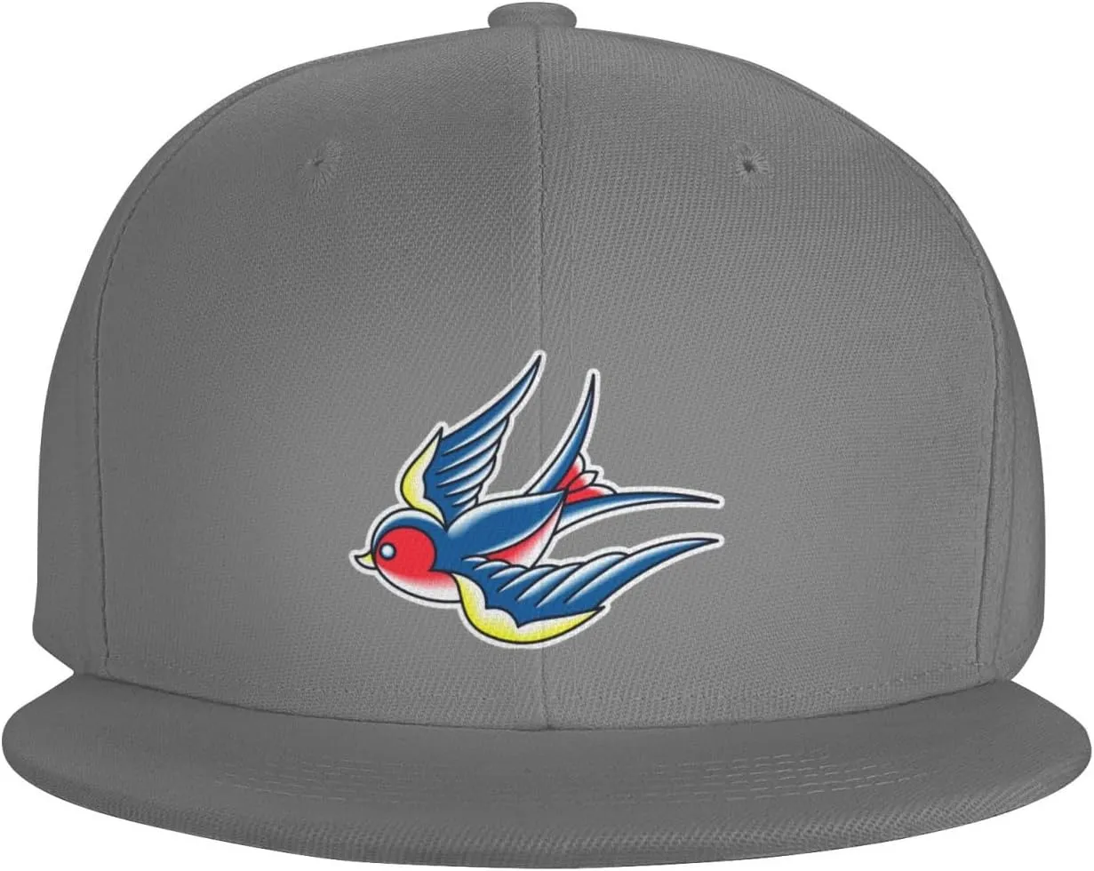 Swallow Trucker Hat for Men Snapback Hats Baseball Cap Flat Brim Hats