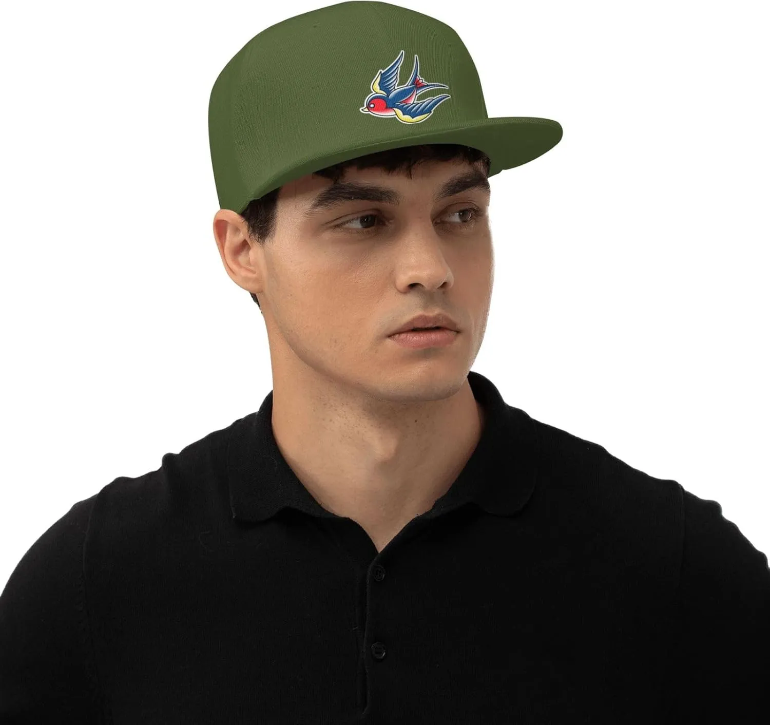 Swallow Trucker Hat for Men Snapback Hats Baseball Cap Flat Brim Hats