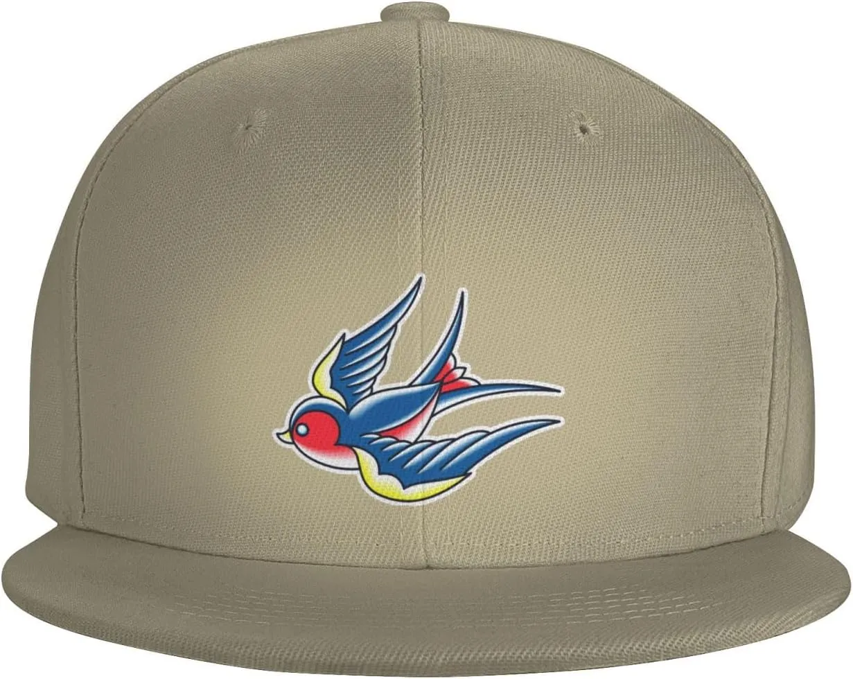 Swallow Trucker Hat for Men Snapback Hats Baseball Cap Flat Brim Hats