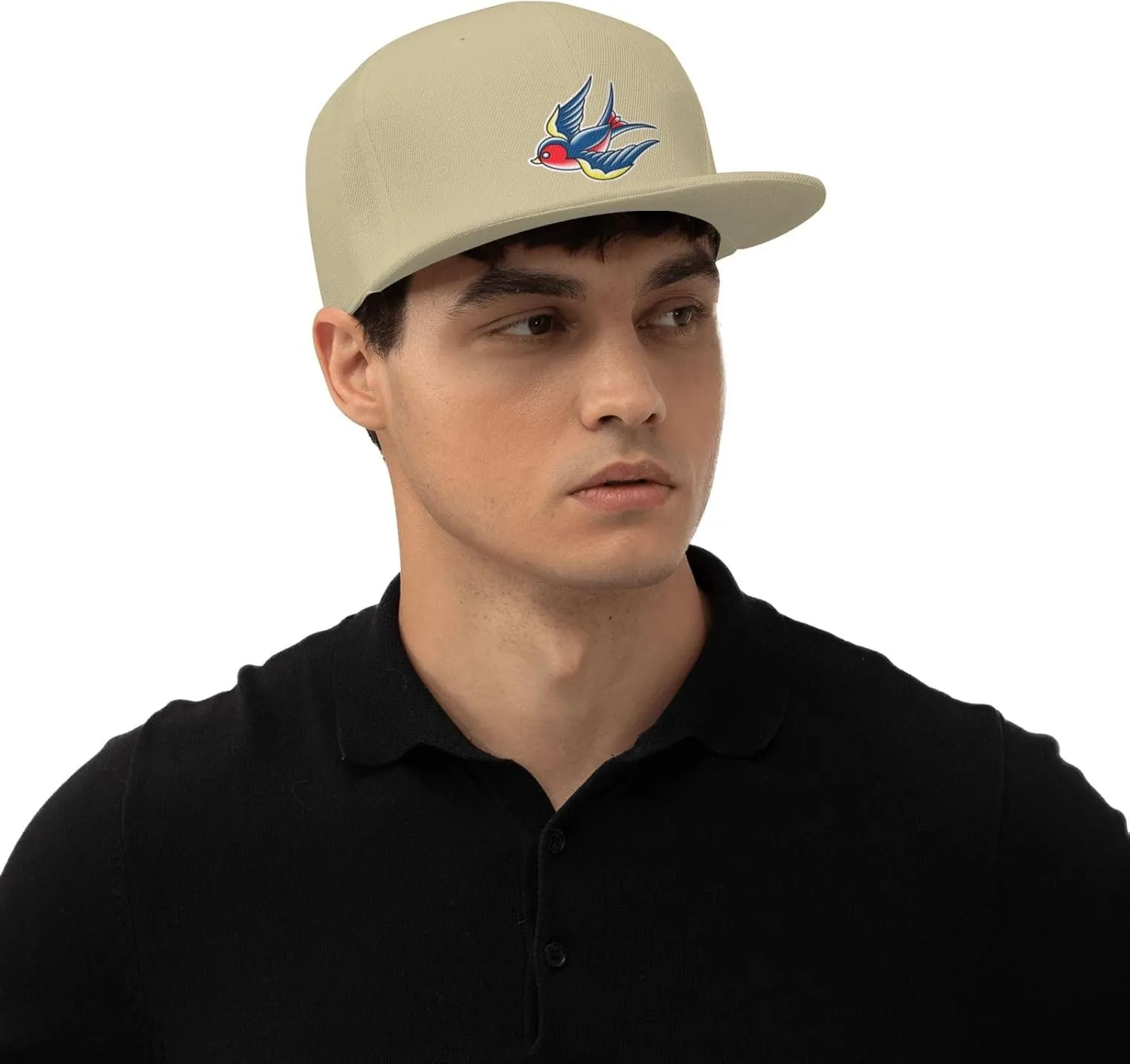 Swallow Trucker Hat for Men Snapback Hats Baseball Cap Flat Brim Hats