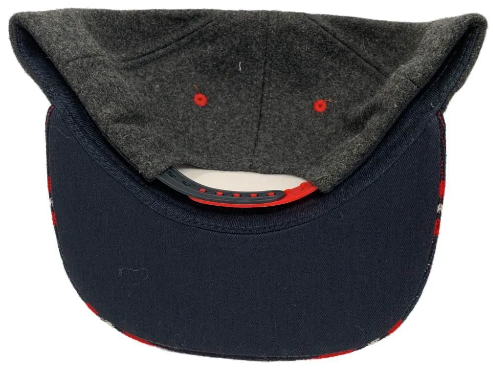 UCONN Huskies Zephyr Charcoal Gray Wool & Knit Logo Flat Bill Snapback Hat Cap