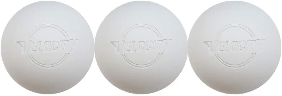 Velocity Lacrosse Balls - 1, 2, 3, 6, 12, 18, 24, 36, 60 and 120 Packs - for Practice, Official NFHS and College Approved Size