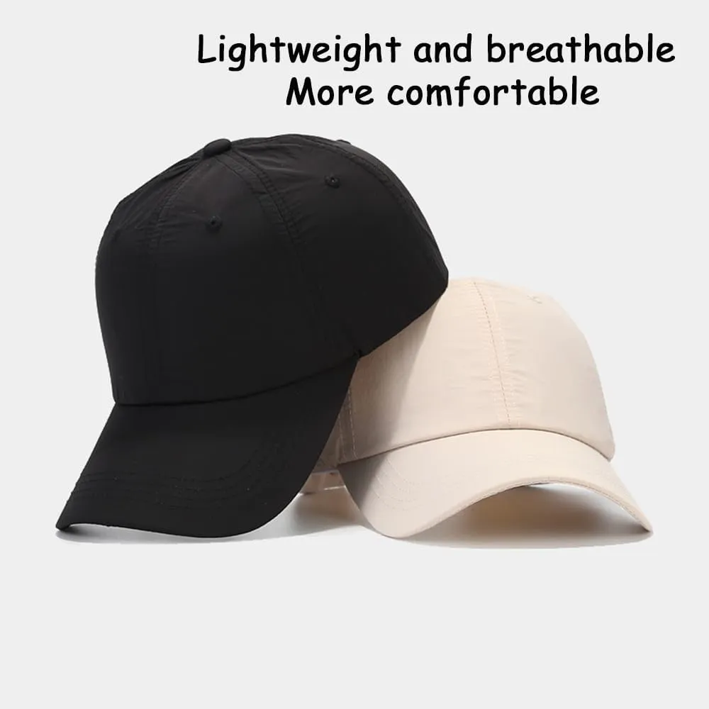 Waterproof Baseball Cap Breathable UPF50  Caps for Men Women Outdoor Sport Adjustable Rain Quick Dry Hat