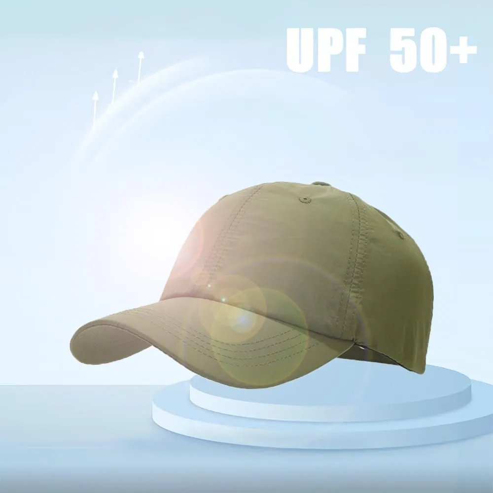 Waterproof Baseball Cap Breathable UPF50  Caps for Men Women Outdoor Sport Adjustable Rain Quick Dry Hat