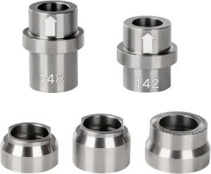 WEIGUZC KICKR Thru Axle Adapter Kit - Compatible with Wahoo KICKR CORE, KICKR V4 & Newer Models, Stainless Steel Kit for Enhanced Durability