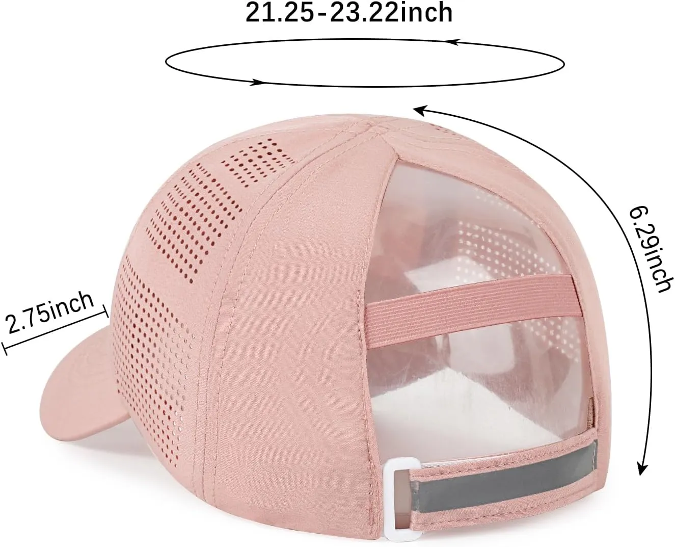Womens Baseball Cap,Quick Drying Ponytail Hat,Lightweight UV Protection Mesh Sun Hat,Breathable Running Golf Hats for Women